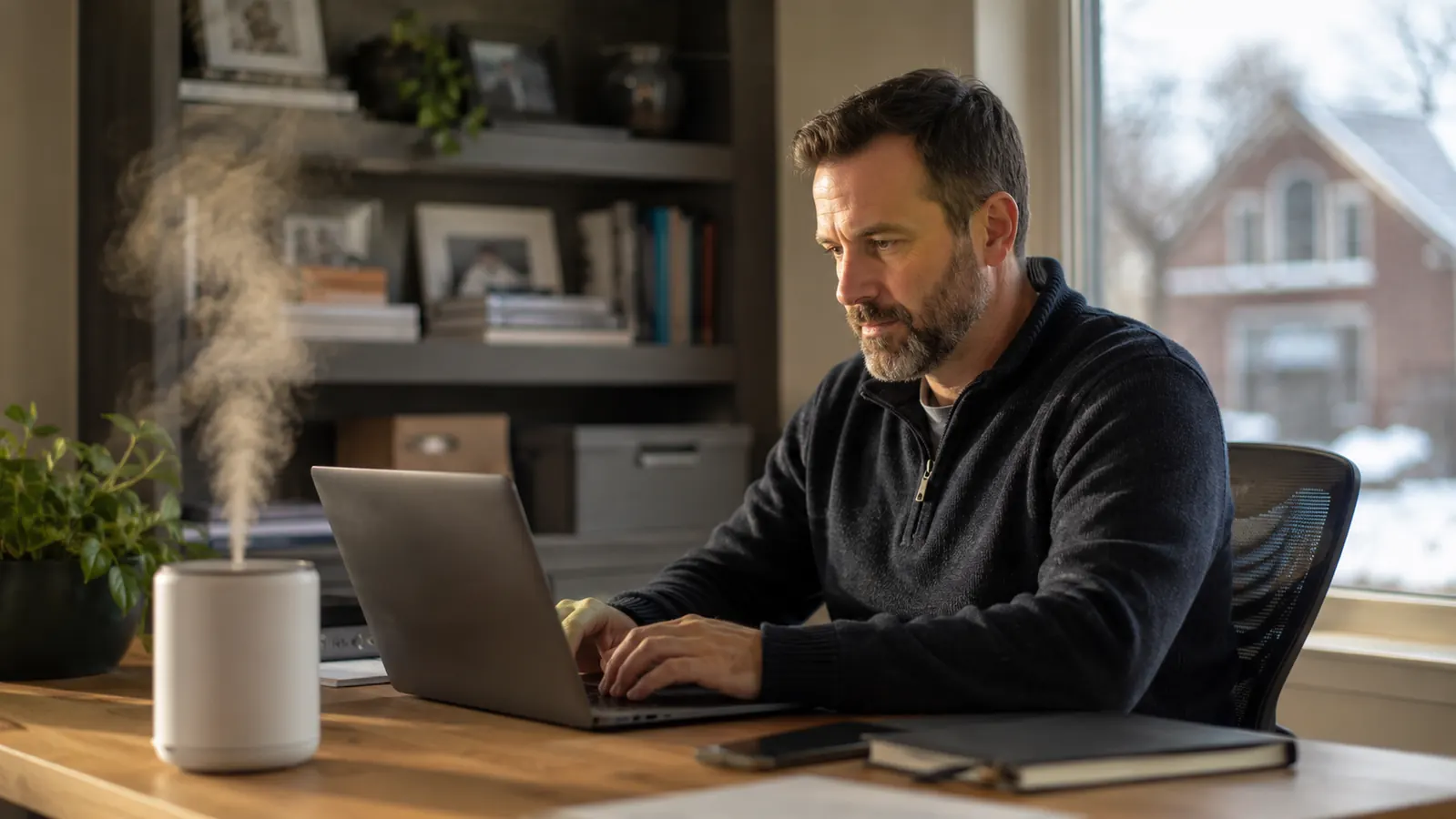 How to Use a Desk Humidifier for Dry Winter Office Air