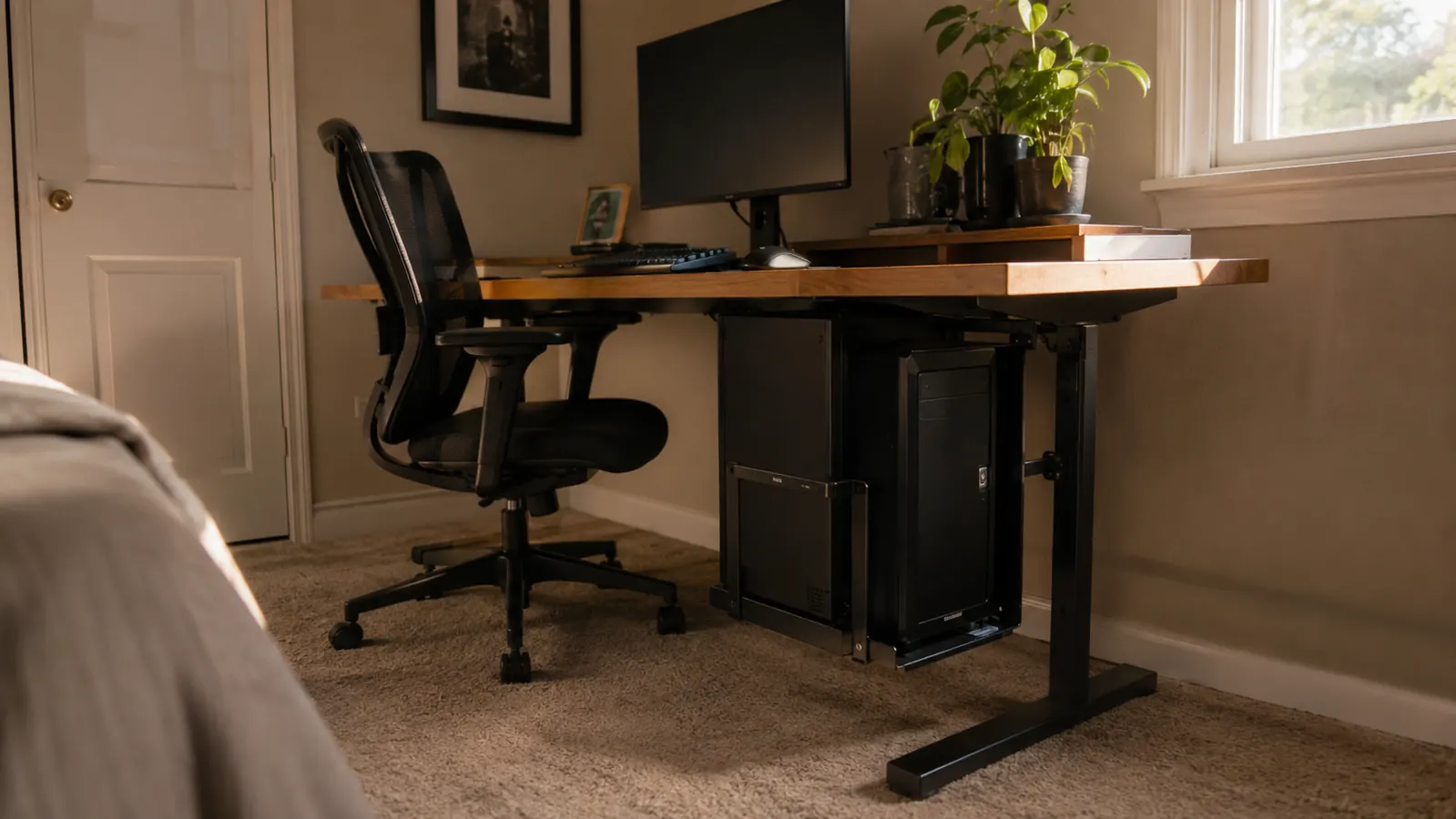 VIVO CPU Mount: An Honest Review From a Cramped Home Office